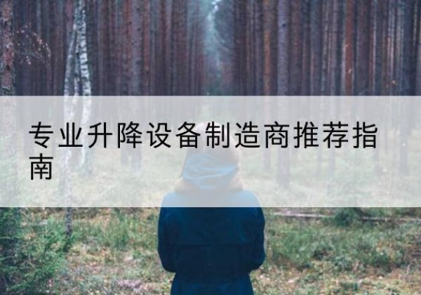 陆川电动剪叉升降平台厂家-专业升降设备制造商推荐指南